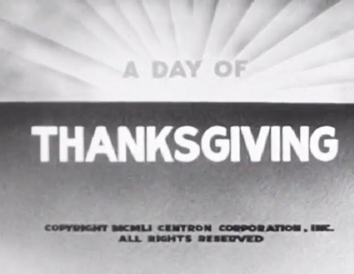 A Day of Thanksgiving